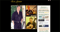 Desktop Screenshot of ericgautierguitar.com